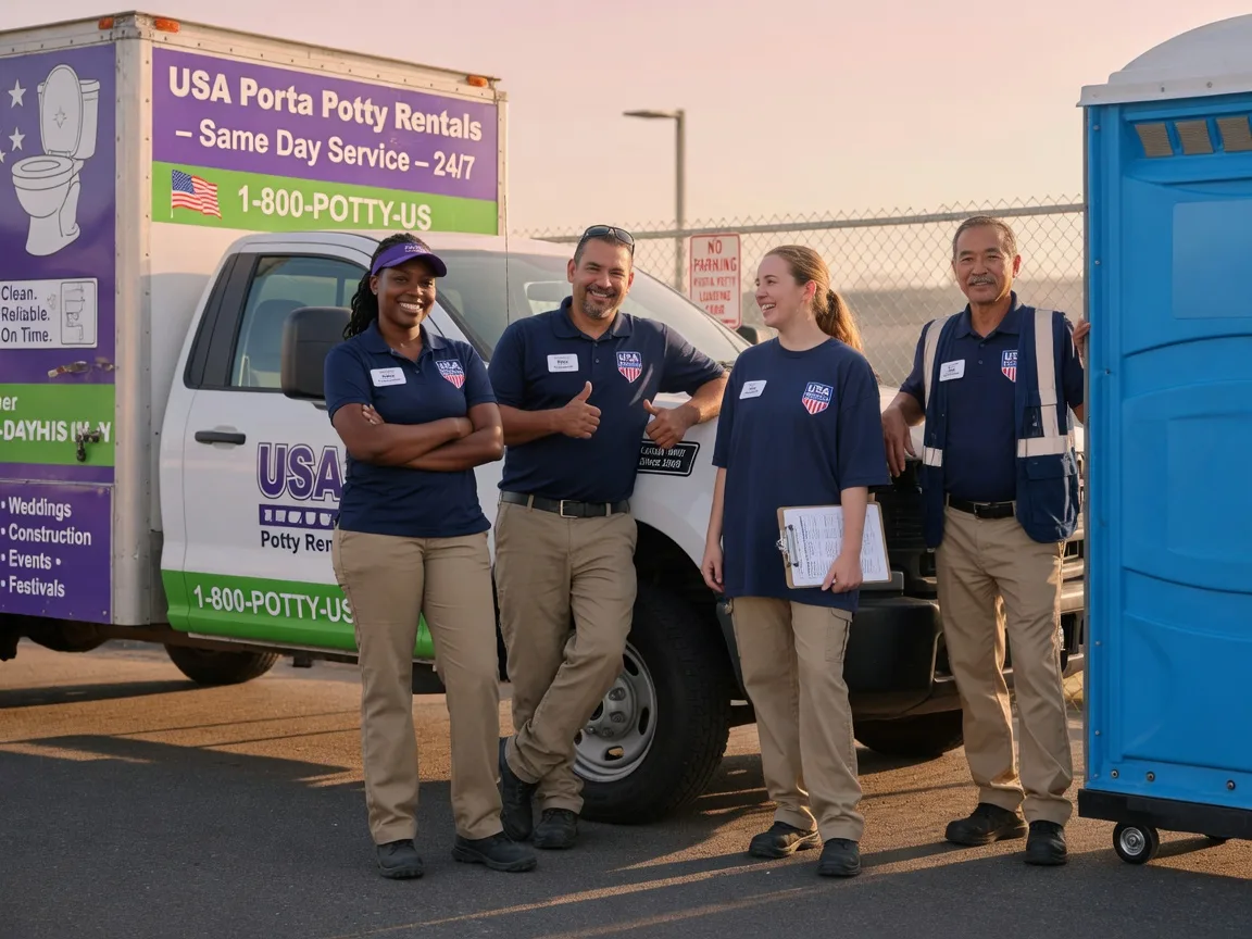 Porta Potty Rental company in Pottsville, TX